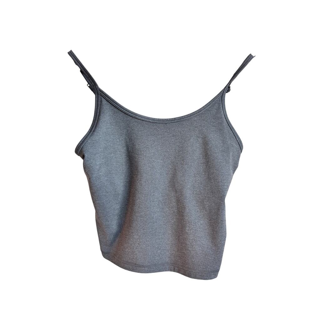 Everlane Perform Gray Built In Bra Tank Top Womens Small Athletic